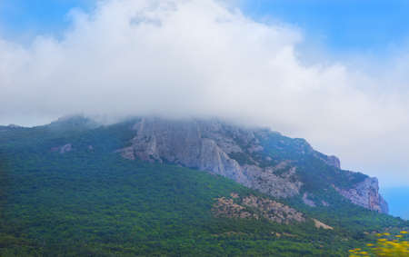 peninsula of Crimea mountain coast in the summer