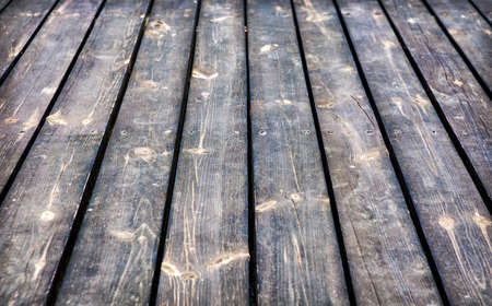 old timber floor perspective outside backgroundの写真素材