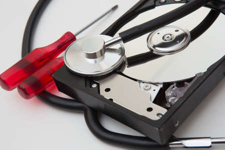 Diagnosis of external hard drive concept