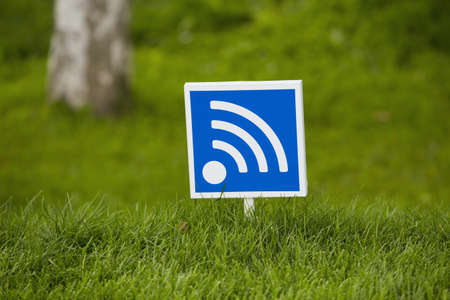 wireless network of data transfer of wi - fi outdoors