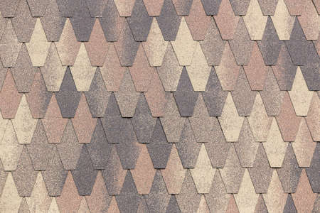 soft tile roof covering for backgroundの写真素材