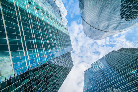 high buildings of modern business centerの写真素材
