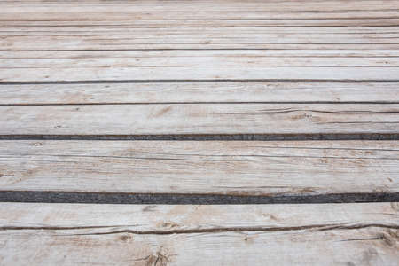 Old timber floor perspective outside backgroundの写真素材