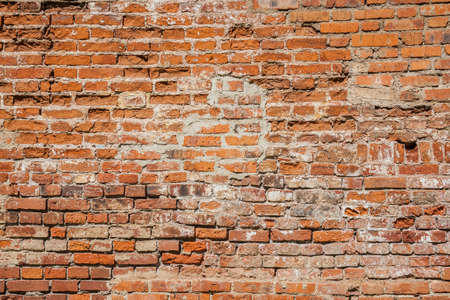Old brick wall for backgroundの写真素材