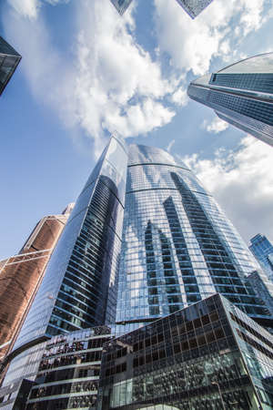 High rise buildings of Moscow business center Moscow - city
