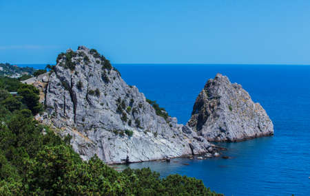 Beautiful Bay with Rocks by the sea