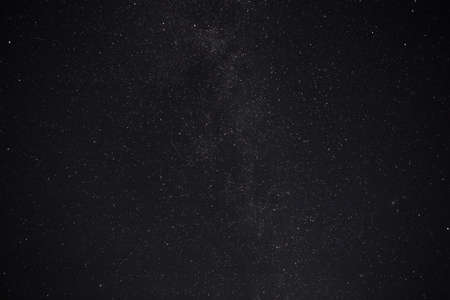 Stars, constellations and the Milky Way in the night skyの写真素材
