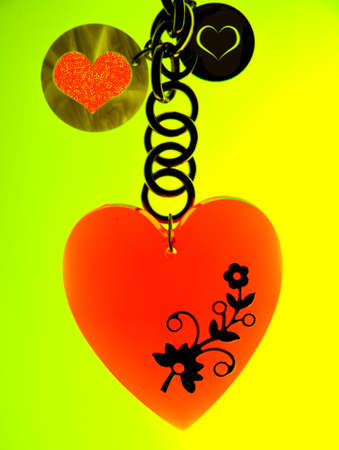  Hearts on a chainの写真素材