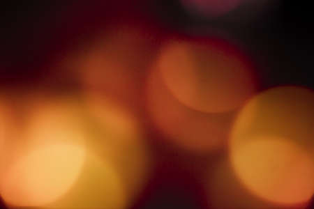 abstract orange bokeh circles background