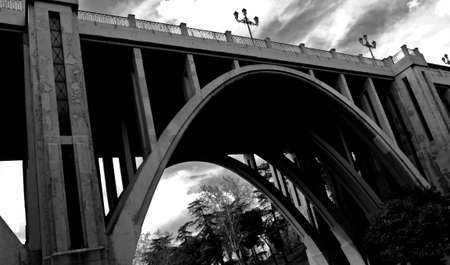 Bridge Madridの写真素材