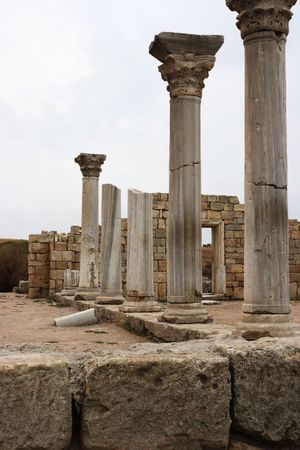 ruins of Chersonese, Sevastopol, Crimea, Ukraineの写真素材