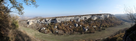 Mountain  Cave city Eski-Kermen, Crimea, Ukraine VI-XIV centuries