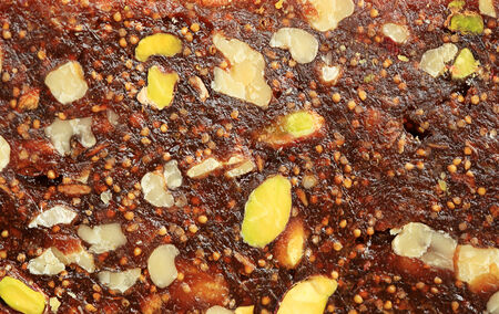 Turkish candies and sweets, tasty background, textureの写真素材