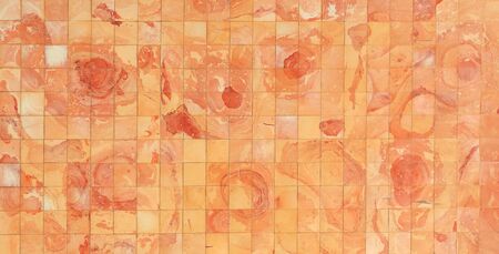 Texture of the walls made of ceramic tile, background.の写真素材