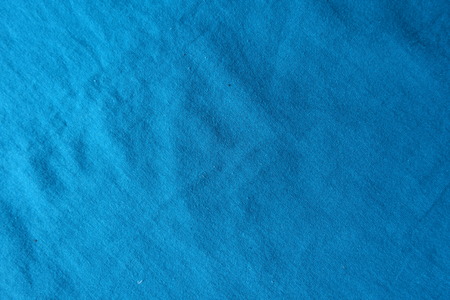 Blue green cotton jersey fabric from aboveの写真素材