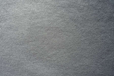 Top view of simple gray cotton jersey fabric
