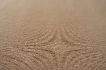 Macro of simple beige cotton jersey fabricの写真素材