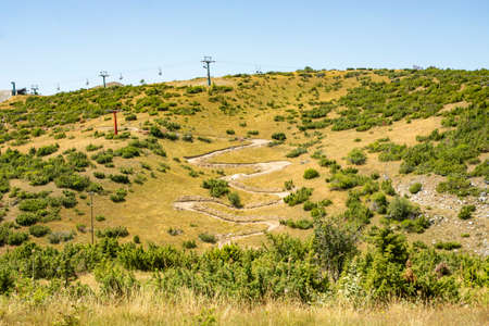 National park Mavrovo from the topの写真素材