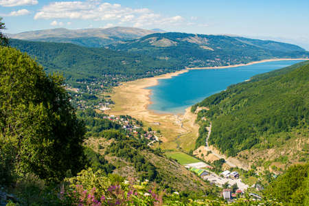 National park Mavrovo from the topの写真素材