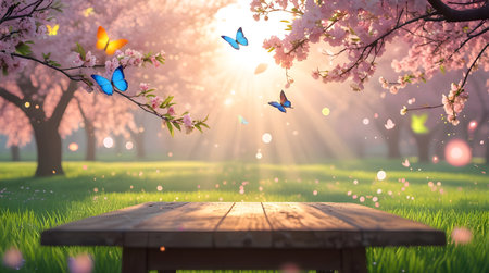 Sheep in the forest at night with full moon. 3D renderingの素材