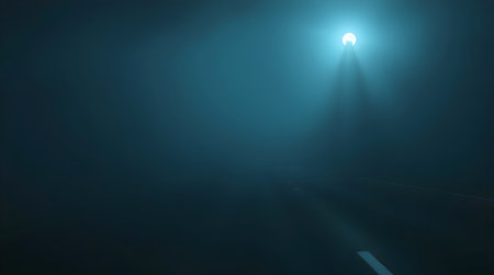 Full moon in the night sky over the village. 3d renderingの素材