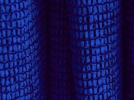 Blue curtain