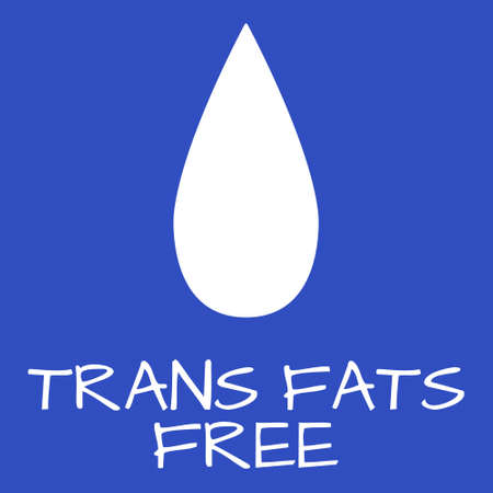 Trans Fats Free Label. Food intolerance symbols. Vector illustration.のイラスト素材