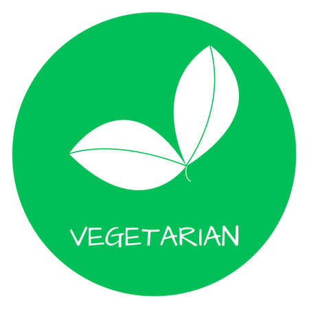 Vegetatian Label. Food intolerance symbols. Vector illustration.のイラスト素材