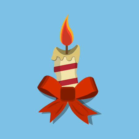 Christmas Candle iconのイラスト素材