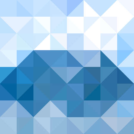 Abstract triangles pattern background. Water and Sky geometric background. Vector illustration.のイラスト素材