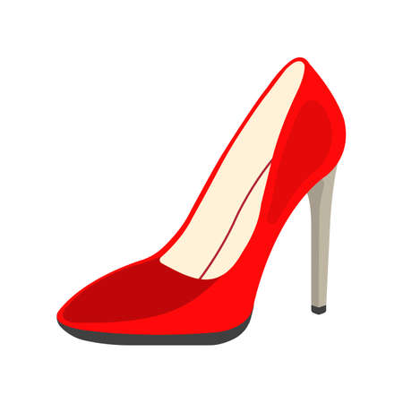 Slipper Icon. Love and Gifts for Web on white background. Flat Vector Illustration.のイラスト素材