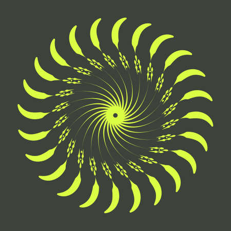 Retro Sun Burst Shapes. Vintage logo, labels, badges. Vector design element isolated. Minimal black firework burst.のイラスト素材