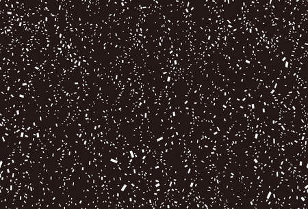 White confetti on black backgroundのイラスト素材