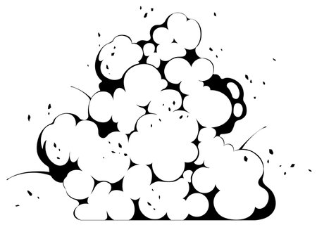 Explosion Sceneのイラスト素材