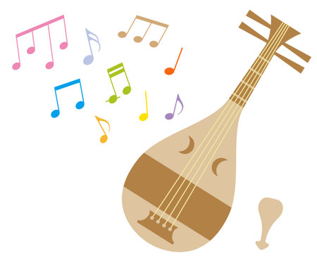 Biwaのイラスト素材