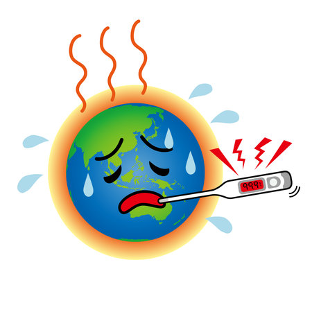 Global warmingのイラスト素材
