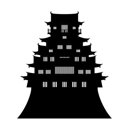 Castles in Japanのイラスト素材