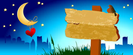 Wooden boardのイラスト素材