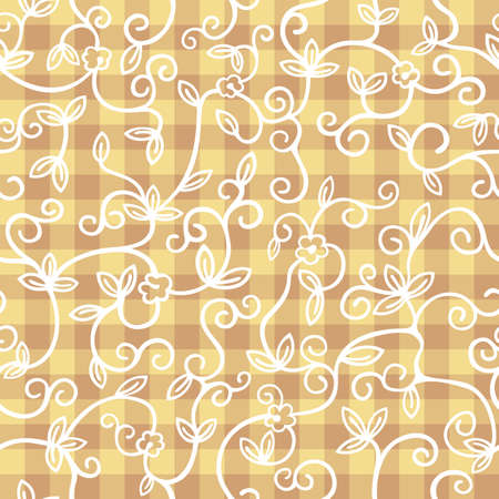 seamless ornate textureのイラスト素材