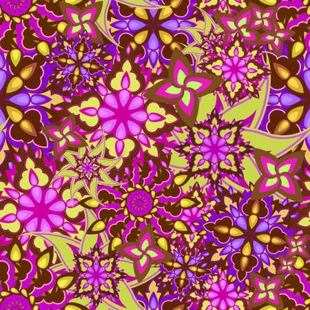 seamless floral textureのイラスト素材