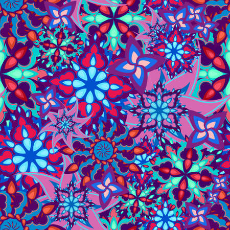 seamless floral textureのイラスト素材