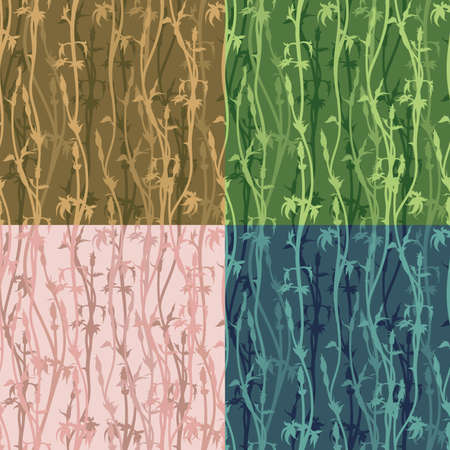 seamless floral textureのイラスト素材