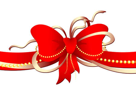 red bowのイラスト素材