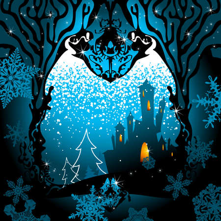 christmas backgroundのイラスト素材
