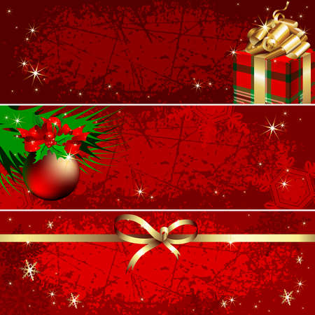 christmas bannerのイラスト素材
