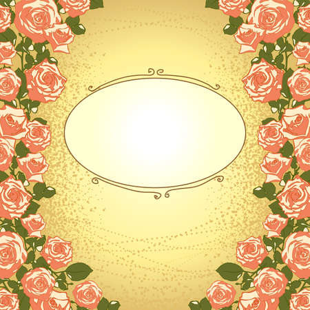 floral backgroundのイラスト素材