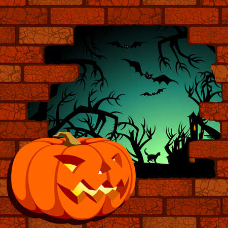 halloween backgroundのイラスト素材