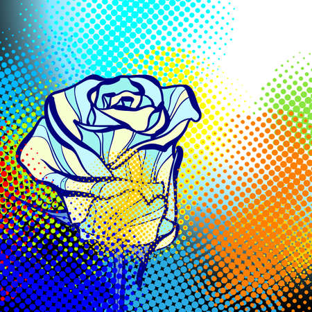 background with roseのイラスト素材