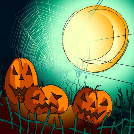 halloween backgroundのイラスト素材