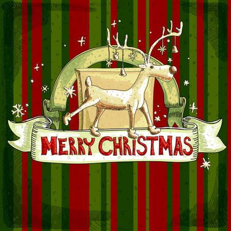 christmas backgroundのイラスト素材
